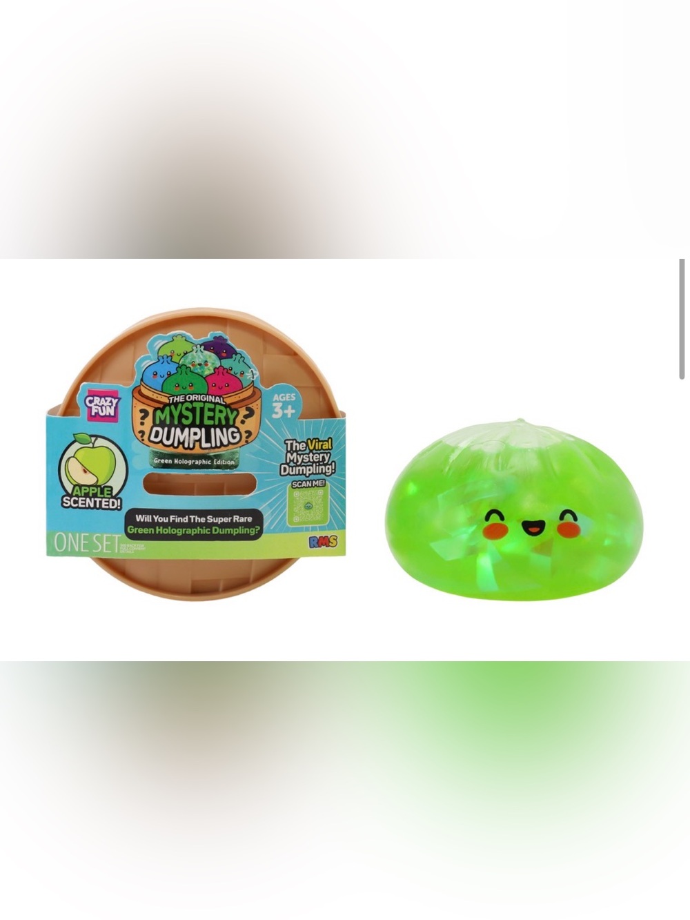 NEW RMS MYSTERY GREEN APPLE DUMPLING SCENTED SQUISHY BUN